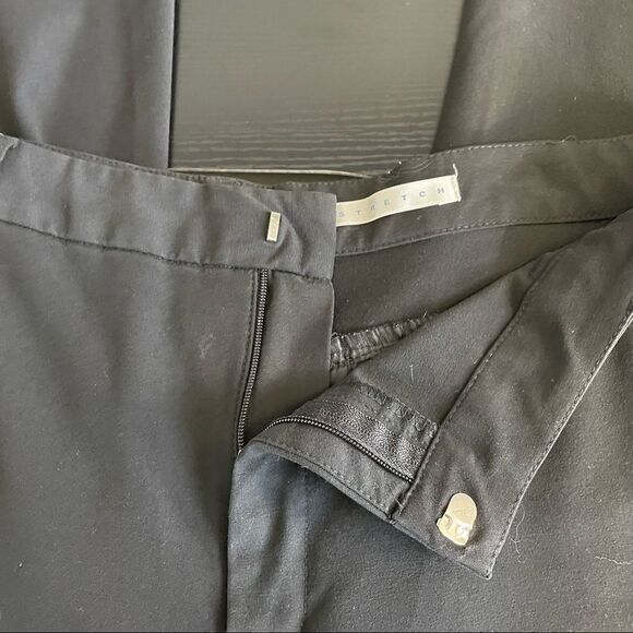 Old Navy Stretch Black Rayon Blend Trouser, 14 Long - Picture 7 of 9